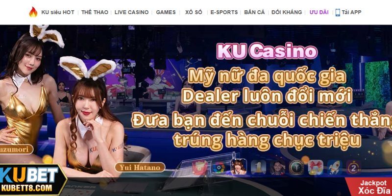 Các ưu điểm vượt trội tại casino Kubet